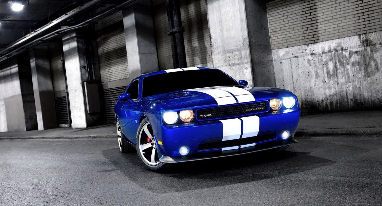 Dodge, car, blue