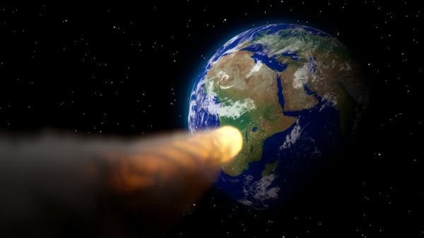 asteroid, Earth, meteorite, space