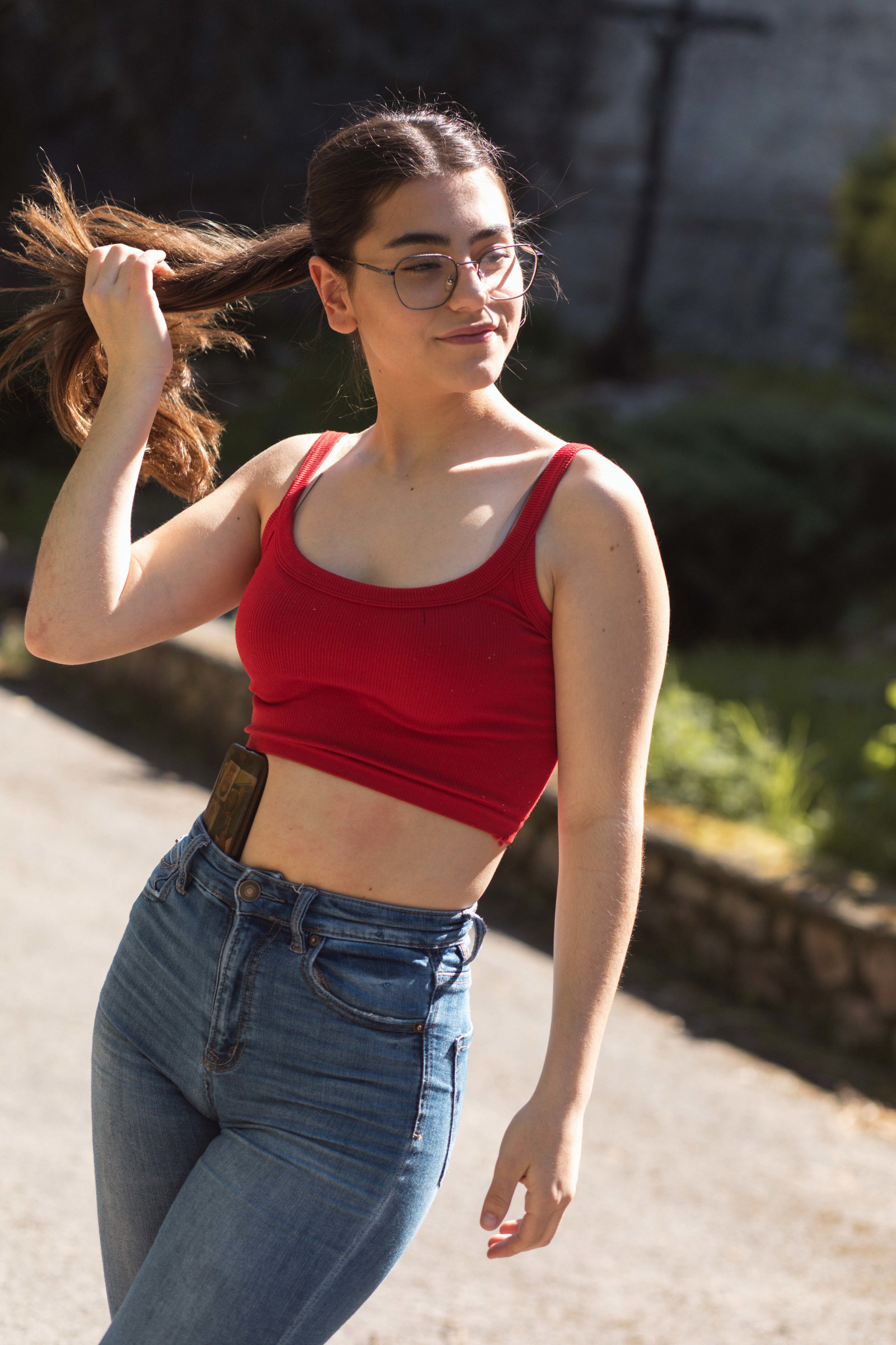 4k, asiatisk, pike, sexy, bakgrunns