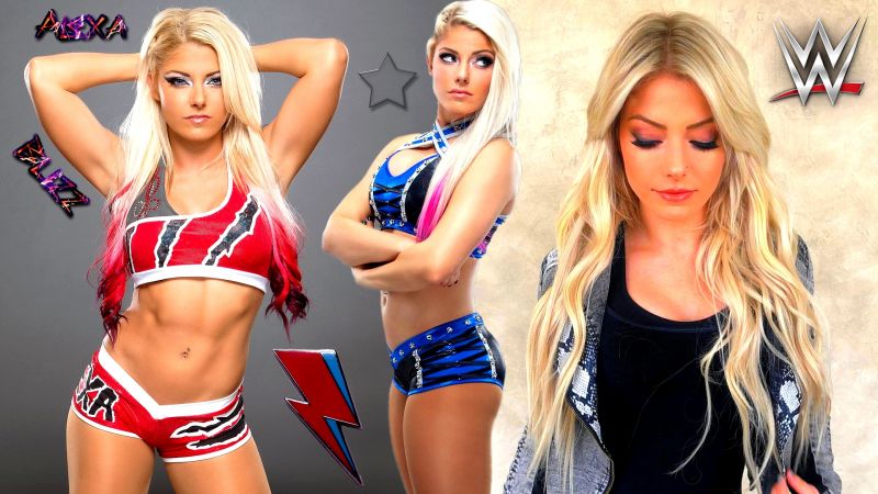 Alexa Bliss,WWE,Борьба,Примадонны,женщина,Фоны