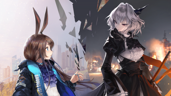 anime,anime girls,brunette,Arknights,Amiya,Talulah
