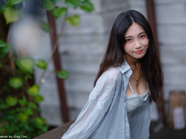moda,femmina,verde,le foglie,natura,all'aperto