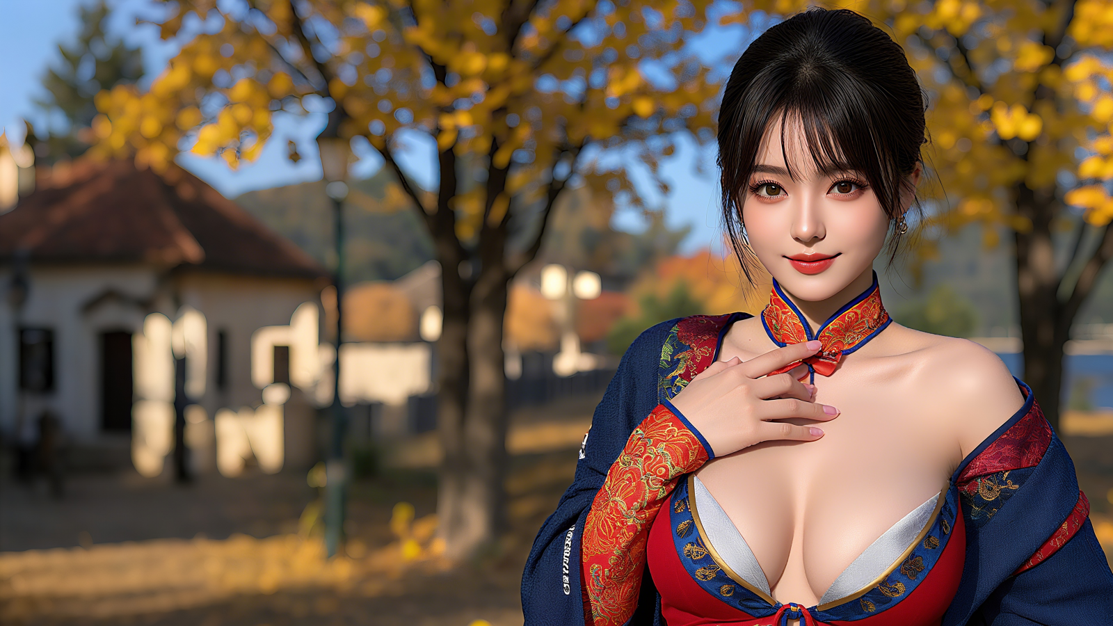 sexy, ženy, Korea, Asie, fotografování