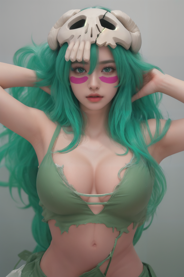 AIGC,beautiful,Bleach,breasts,cleavage,cosplay