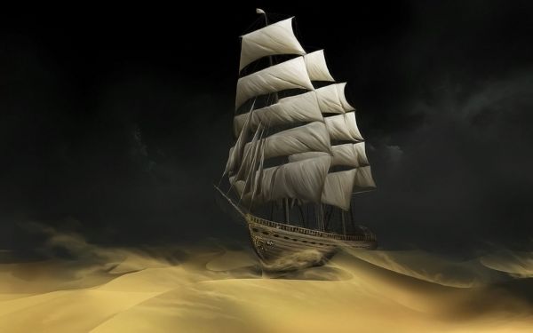 sand,ship