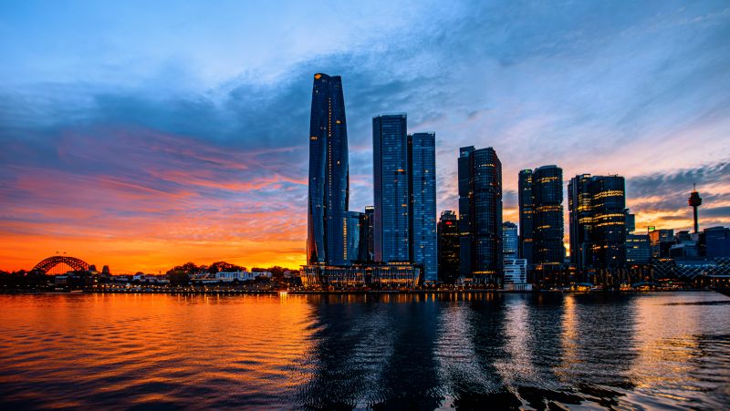 letadlová loď,architektura,modrá obloha,bokeh,most,světla města