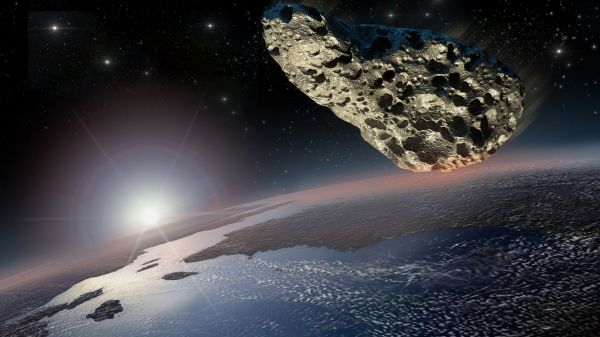 asteroid,Earth,space,Sun