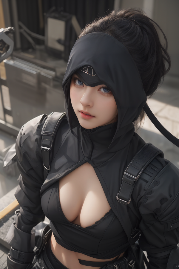 AIGC,beautiful,breasts,cleavage,cosplay,female