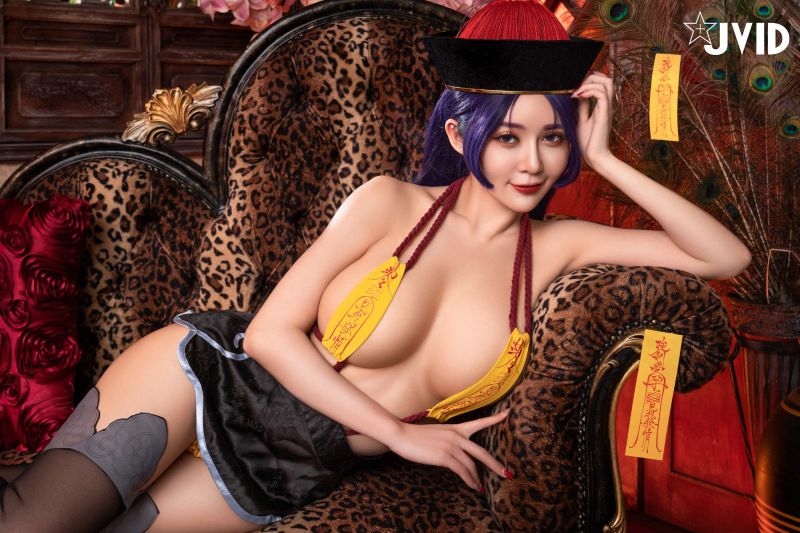 cosplay,kostume,fantasi,hat,Jiangshi,model