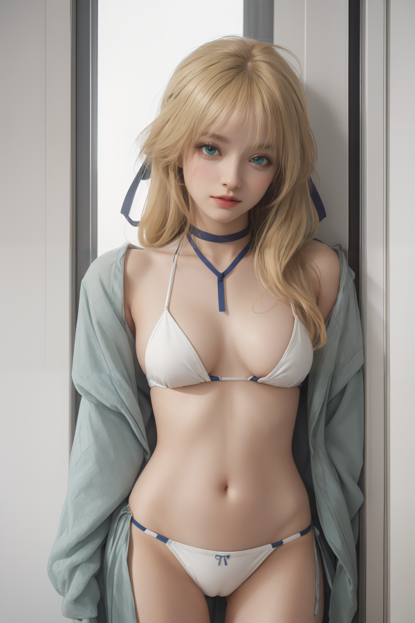 AIGC,anime girls,Artoria Pendragon,beautiful,breasts,cleavage