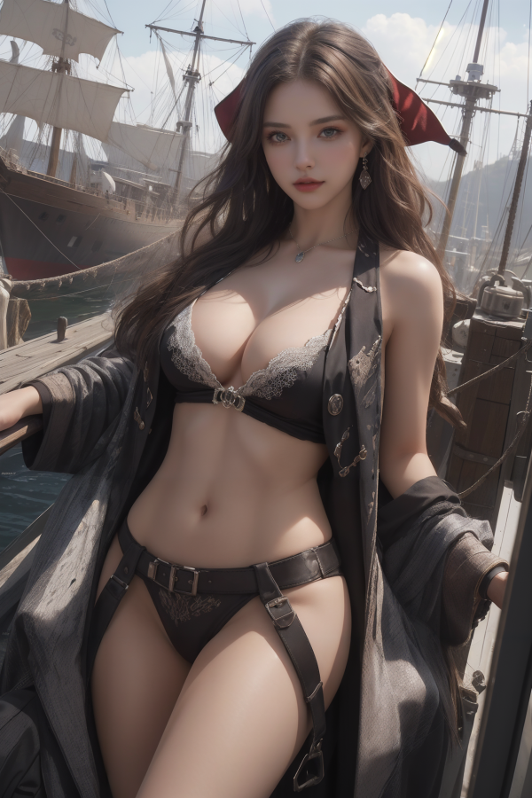 AIGC,beautiful,breasts,cleavage,cosplay,girl