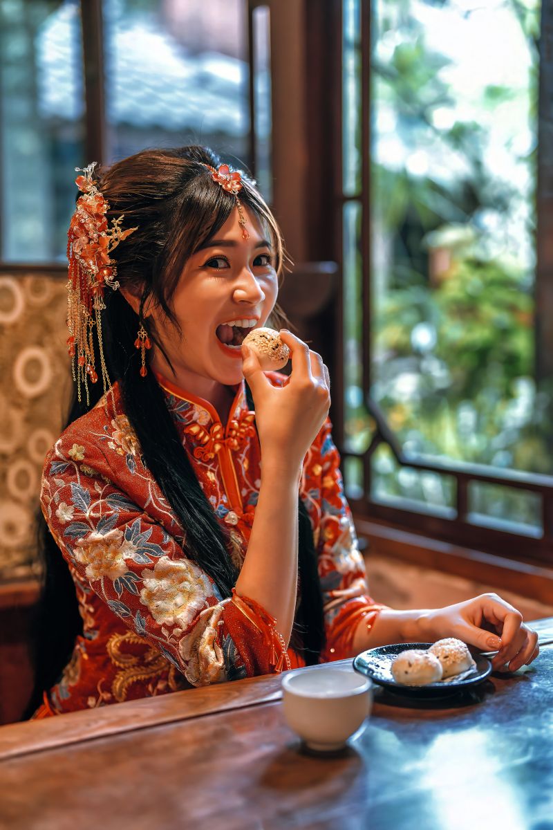 asijský, Čína, roztomilý, dívka, dívky, Korea