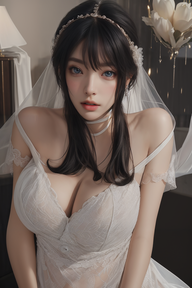 AIGC,anime dívky,Krásná,poprsí,výstřih,cosplay