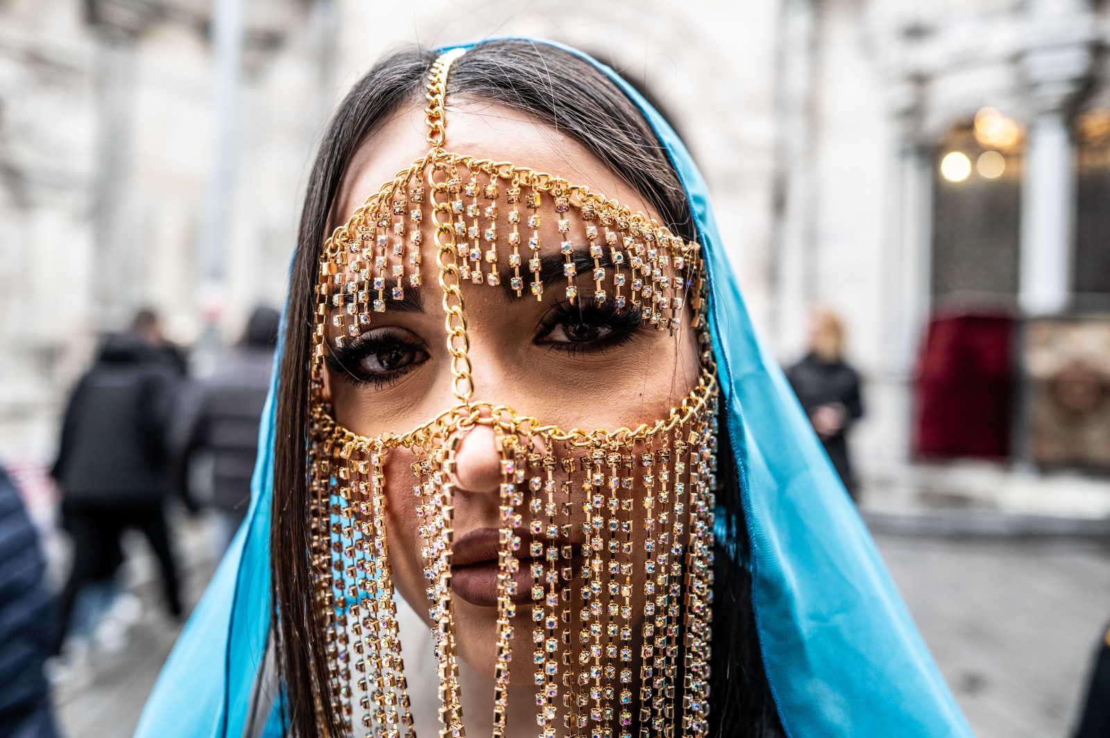 Modell-, Person, Frau