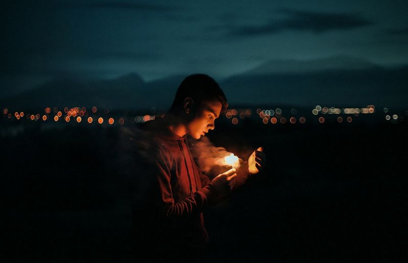 asiatisk,kaukasisk,barn,denim jacket,ældre,gråt hår