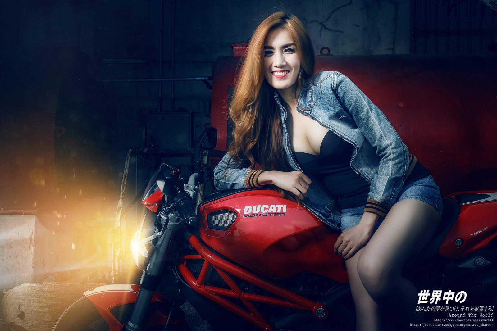 asiatisch, Mädchen, sexy, Siamesisch, Frau