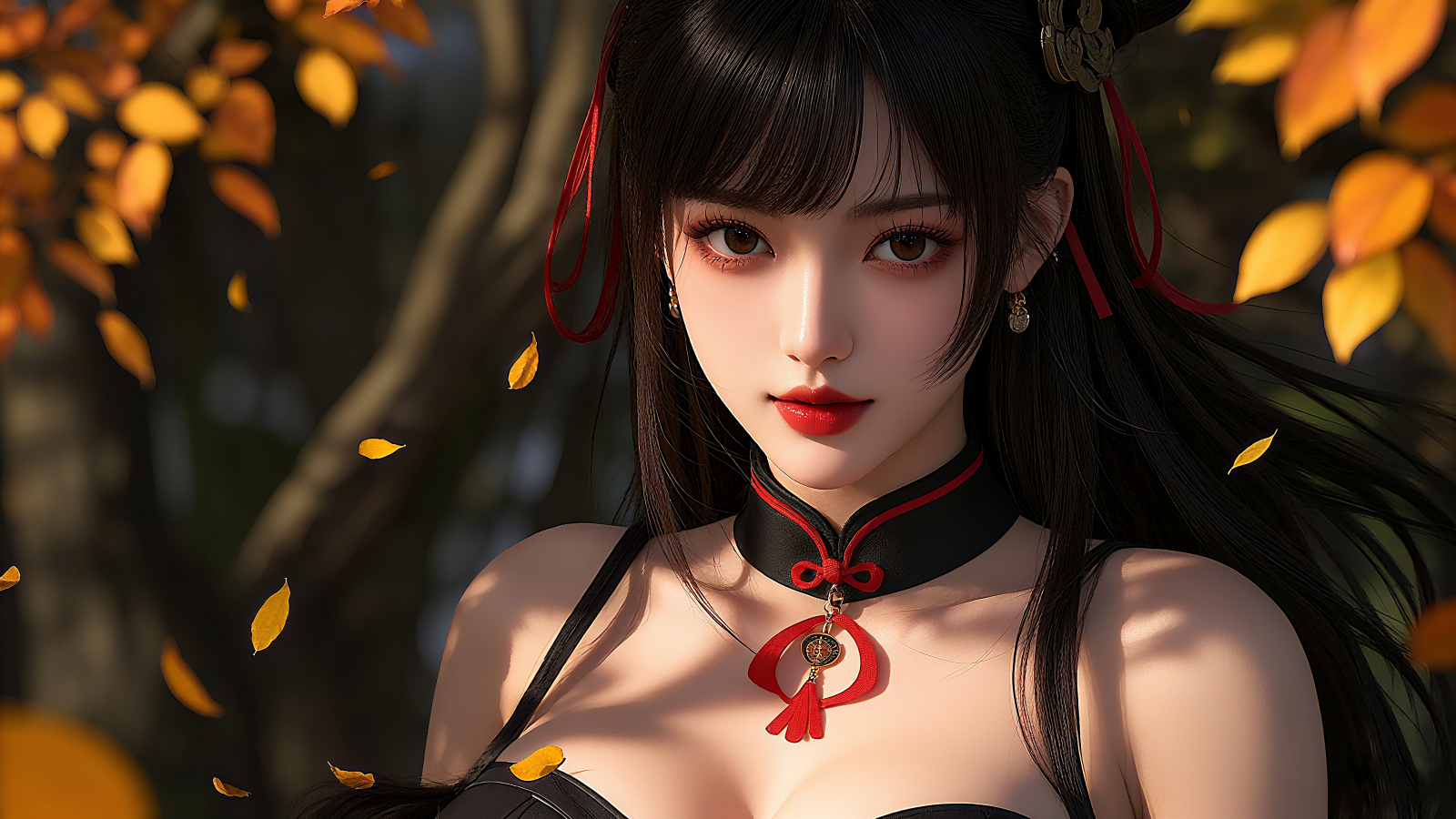 niña, sexy, mujer, fantasía