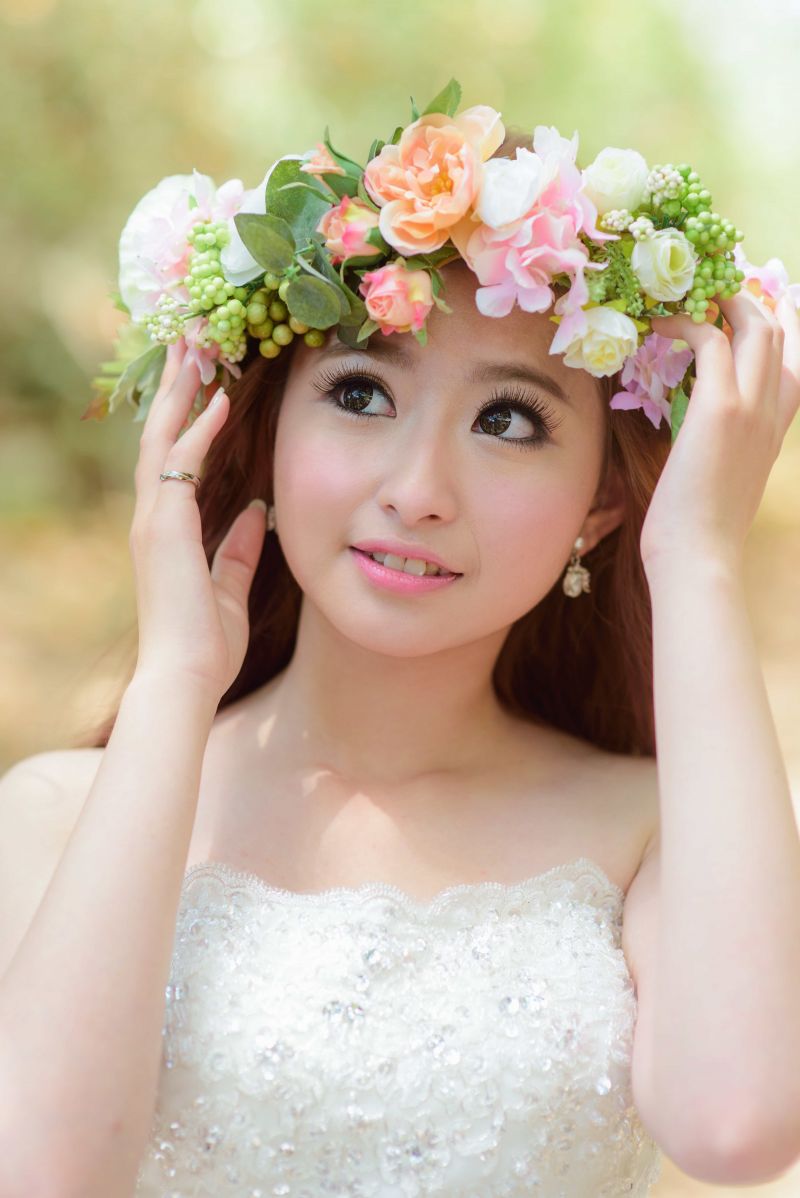 buket,afdeling,blomst,Skov,kjole,blad