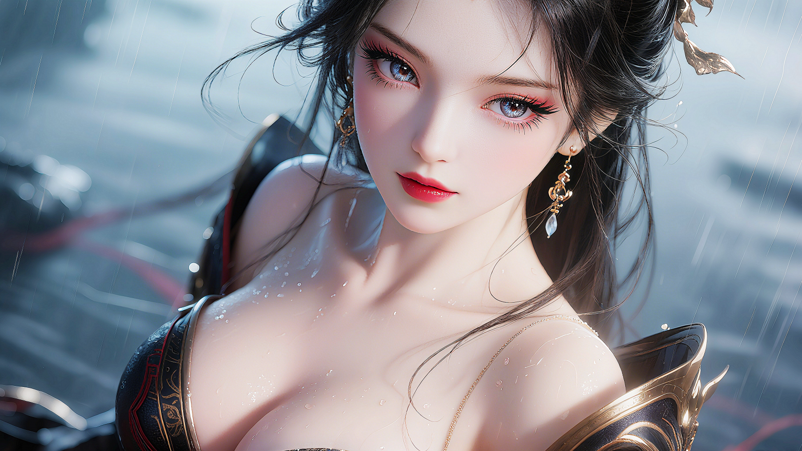 소녀, 가을, 섹시한