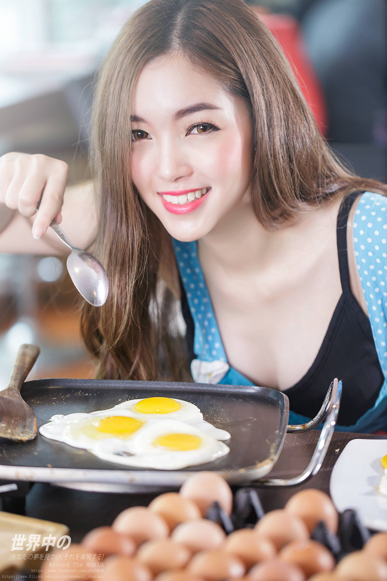 ασιάτης, χαριτωμένος, κορίτσι, λάγνος