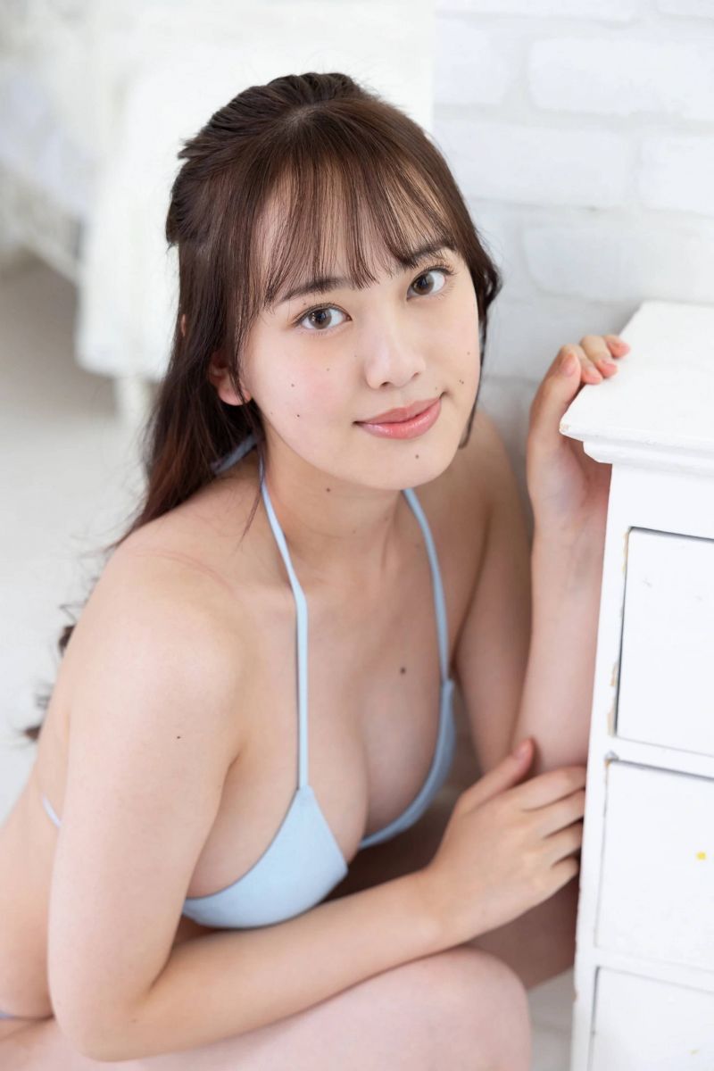 asijský,bikiny,modrý,plavky,žena