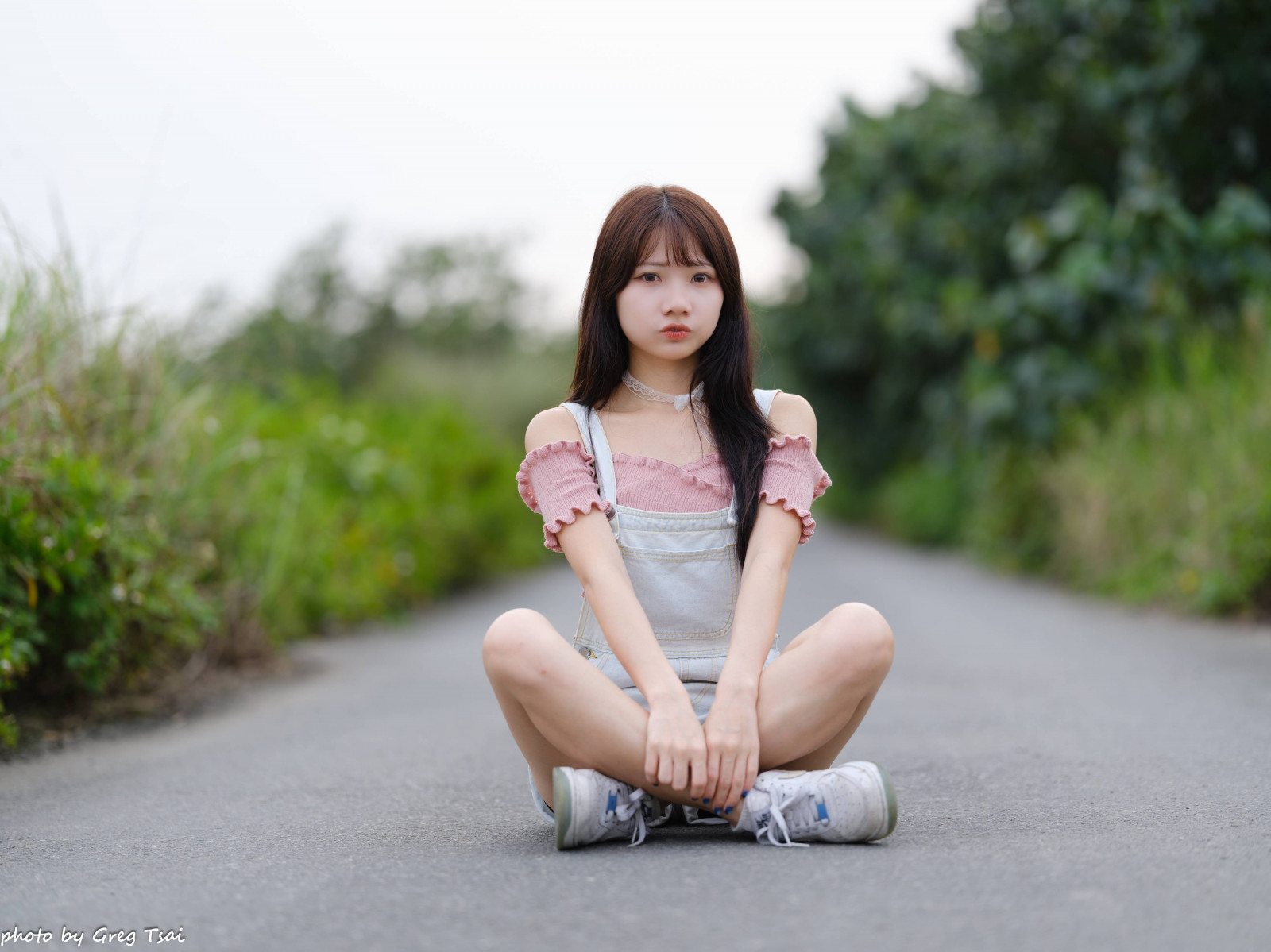 长发, 户外, 女人, 黄色的花朵
