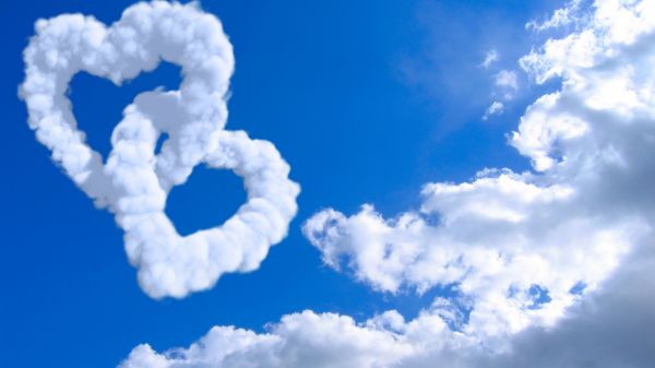 sky,cloud,love