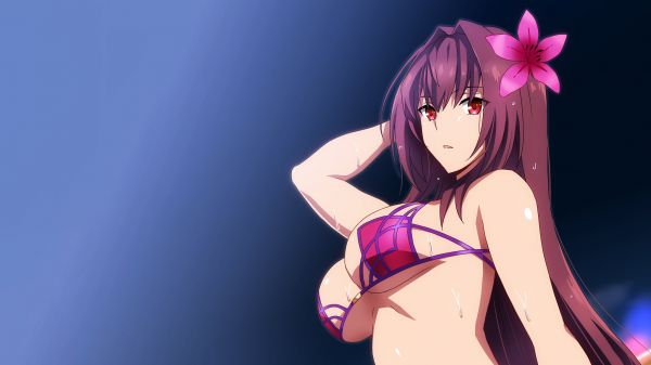 anime,ero anime,sexy,erotic,bikini,brunette