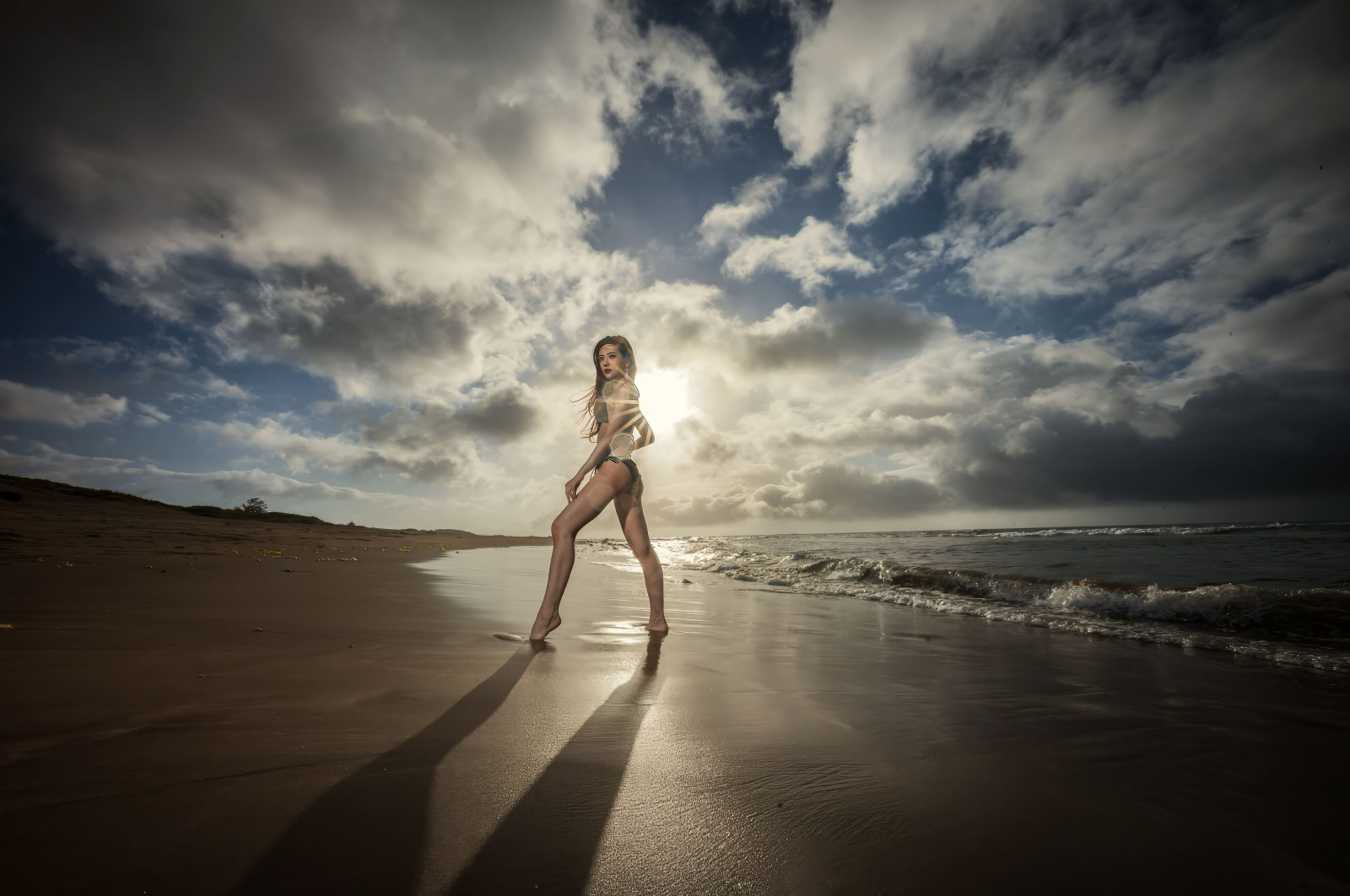 niedlich, Mädchen, Mädchen, Modell-, Person, sexy, Frau