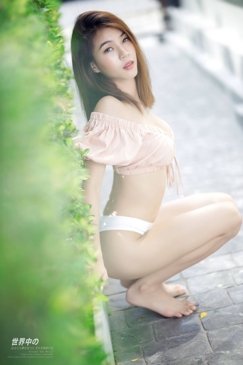 4k, asiatisk, bikini, Kina, nuttet, mode