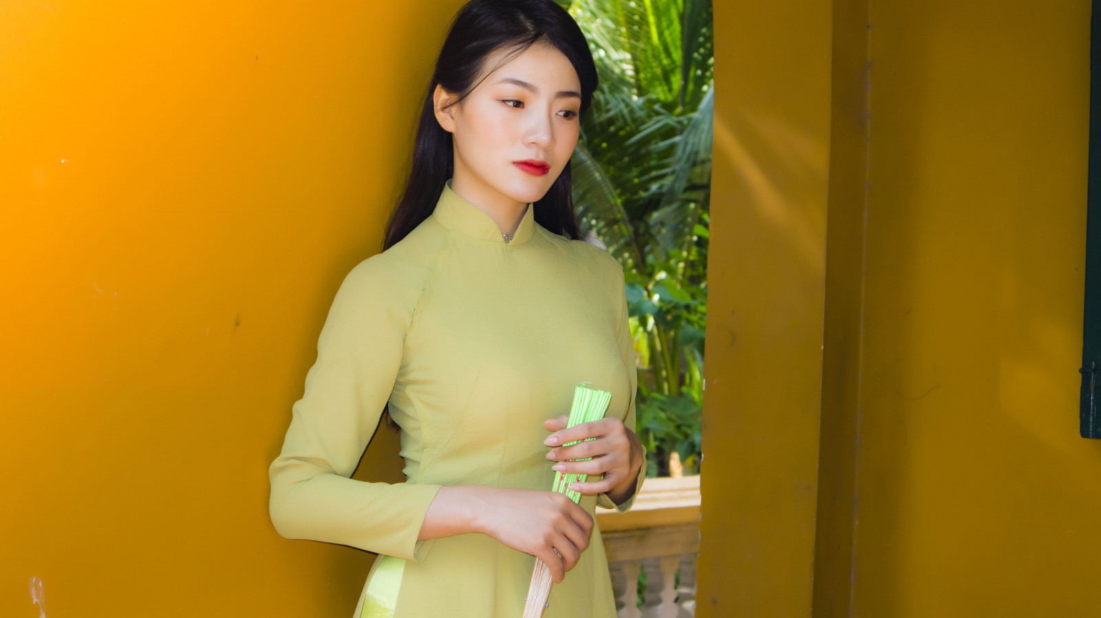 asiatico, ragazza