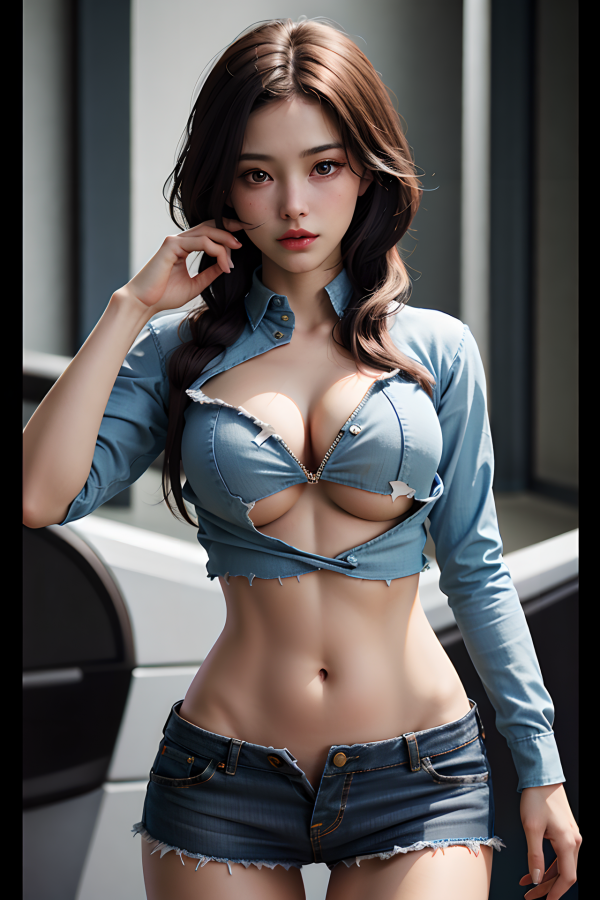 boobs,sexy,woman,dilapidated,shorts