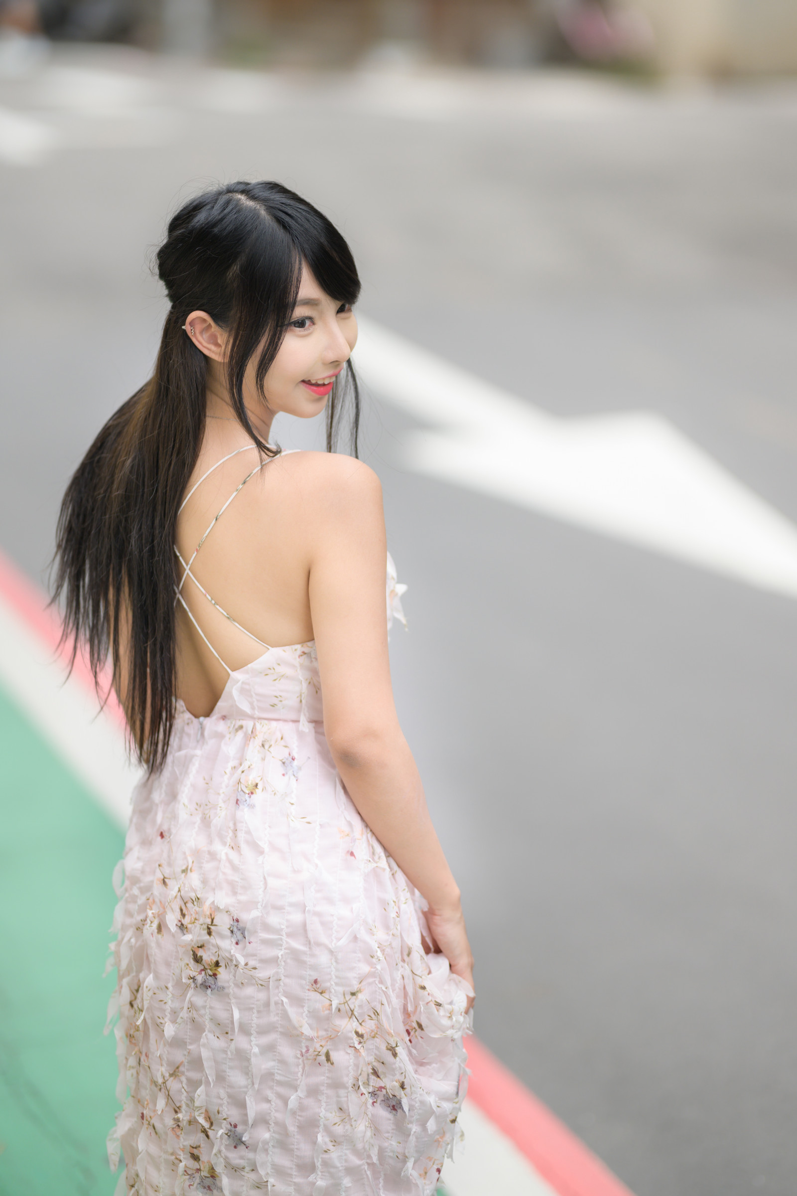 Azjatycki, dziewczyna, kobieta