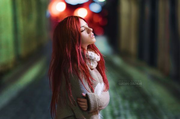 性感的,女人
