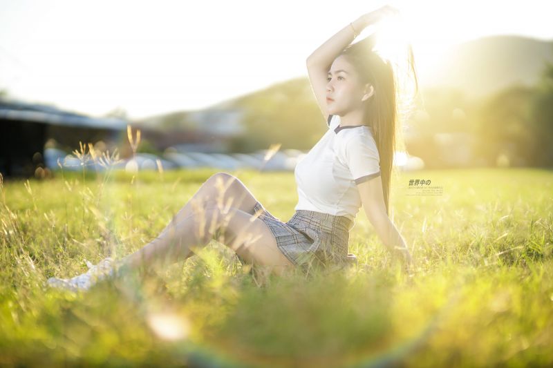 asiatisk,pige,nøgen,sexet,kvinde