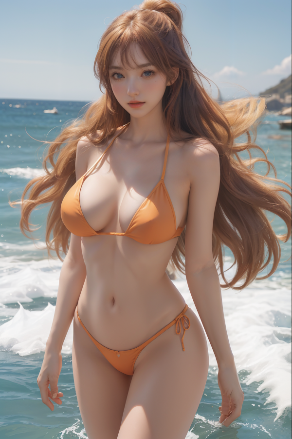 AIGC,anime girls,beautiful,cleavage,cosplay,female