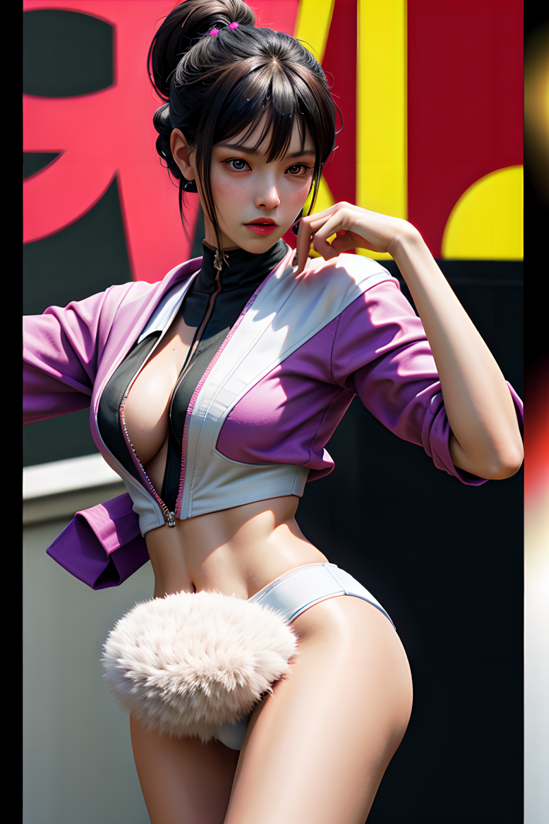 Peitos,Cosplay,menina,Juri,Sexy,mulher