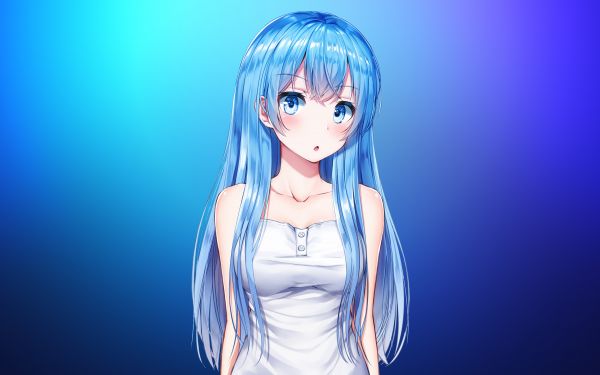 girl,blue