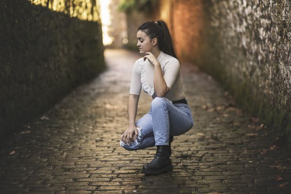女孩,性感的