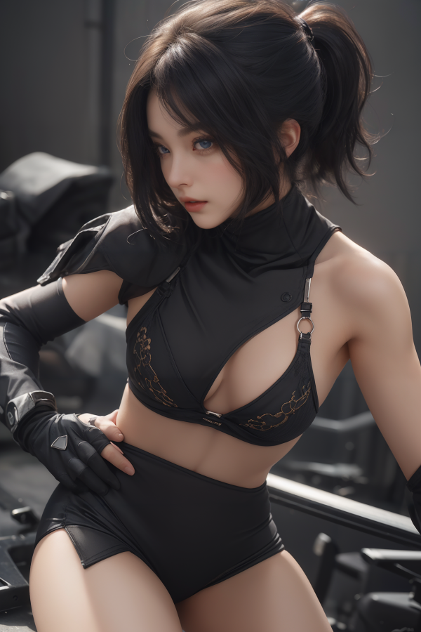 AIGC,beautiful,breasts,cleavage,cosplay,female