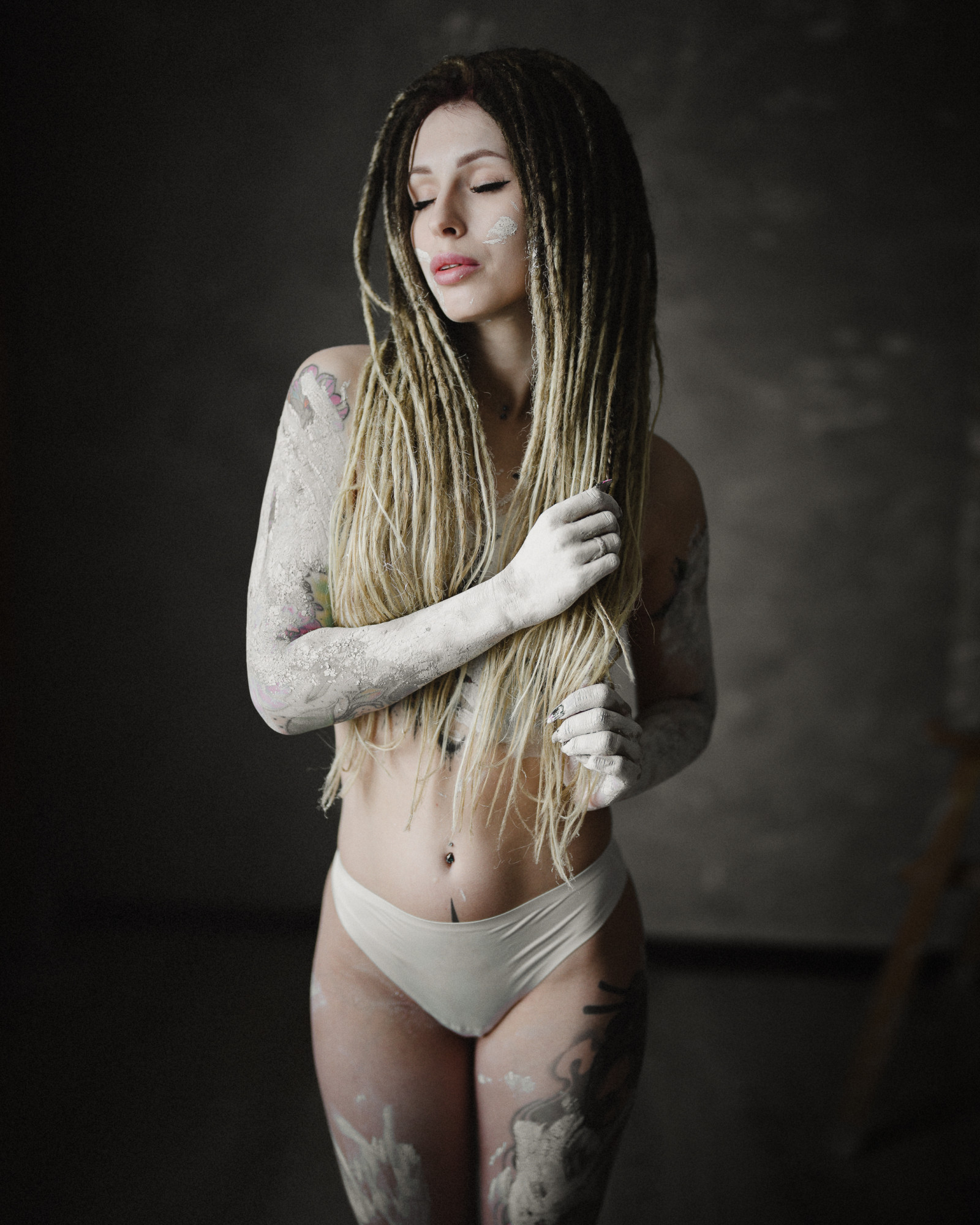 nuttet, pige, model, Person, sexet, kvinde