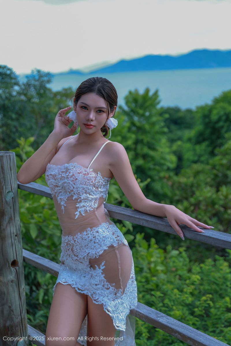 Asya,Şezlong,açık,güverte,elbise,kız