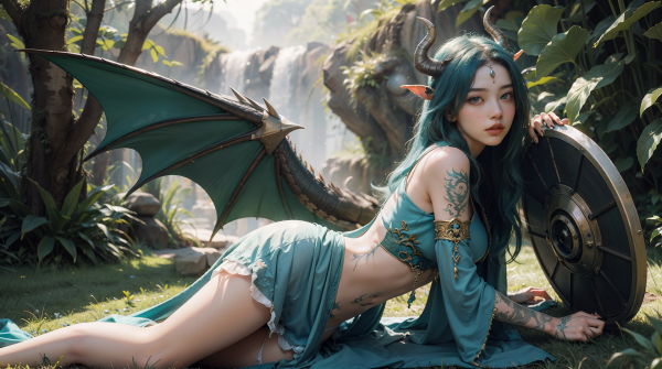 cleavage,dragon,sexy,wow