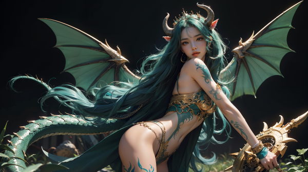cleavage,dragon,sexy,wow