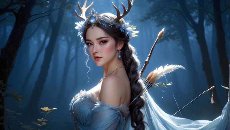 可爱,女孩,模型,人,性感的,女人