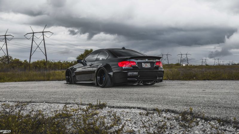 Nhựa đường,Aventador SVJ,bờ biển,đen,màu xanh da trời,BMW