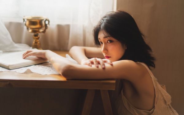 女孩,性感的