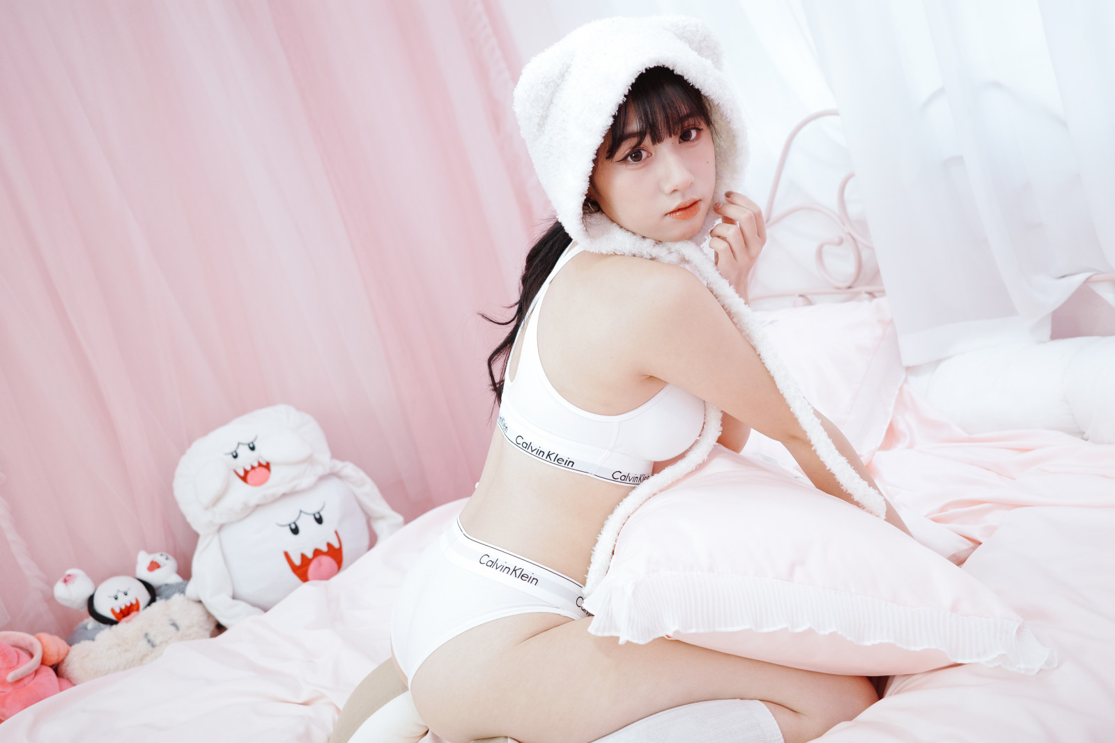 schattig, model-, Persoon