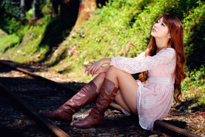 stivali,vestito,foresta,foglia,natura,sentiero