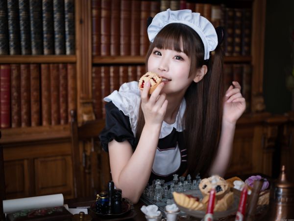4k,Asia,Cina,imut,mode,wanita